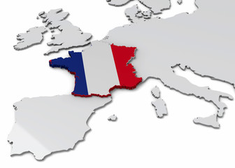 Franch Map - 3D