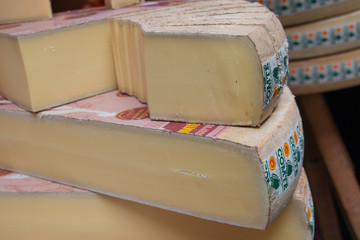 Blocks of cheese