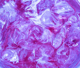 farbiges crushed Eis als Hintergrund abstrakt