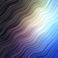 Dark Blue, Yellow vector background with bent lines.