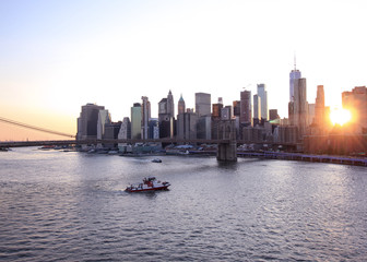 Fototapeta premium Waterfront Manhattan