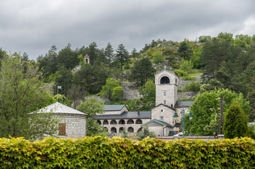 Monastery in Royal Gardens by King Nikola's Palace in Cetinje near Kotor