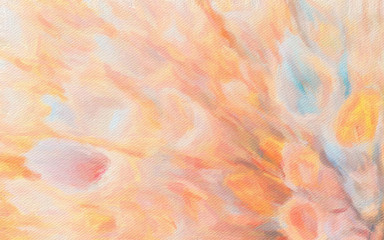 Fototapeta premium Fashion abstract printable wall art in big size. Mixed impressionism and expressionism modern style. Artistic background pattern for creative design work. Good for graphic, web and print creation use.