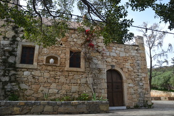 Fototapeta na wymiar Traditional Cretan Village Crete Greece