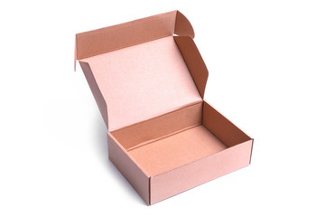 Open box isolated on white background