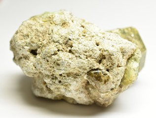 Grossular Garnet raw gemstone crystal