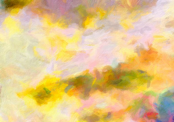 Oil pastel drawing. Abstract color background. Fine art print. Impressionism style abstraction. Modern surrealism painting. Good as wall decor poster. Stock. Surreal design. Handmade texture template.
