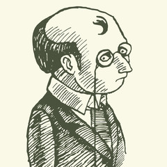 Avatar man portraits characters people emotions macabre noir style