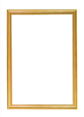 Frame picture antique antiques isolated on white background