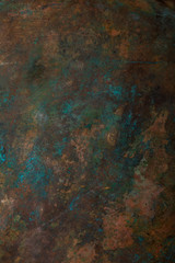 Background image of old copper vessel surface texture