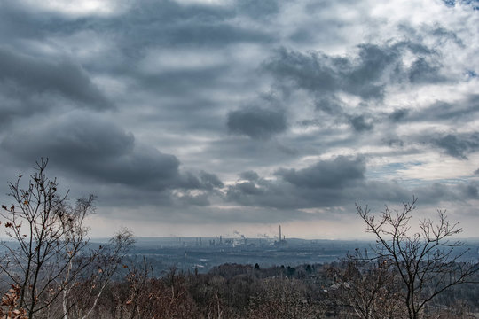 Panorama of Arcelor Mittal steel works, Czech Republic