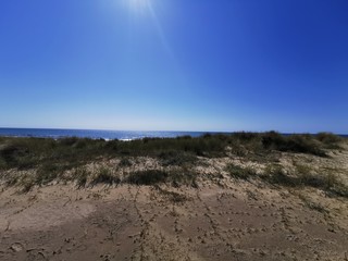 beach summer france holiday blue sky