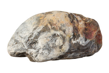 Rocks on a white background with clipping path.