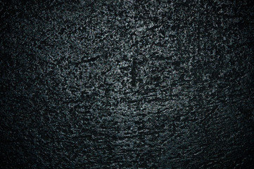 Textured black stone rough