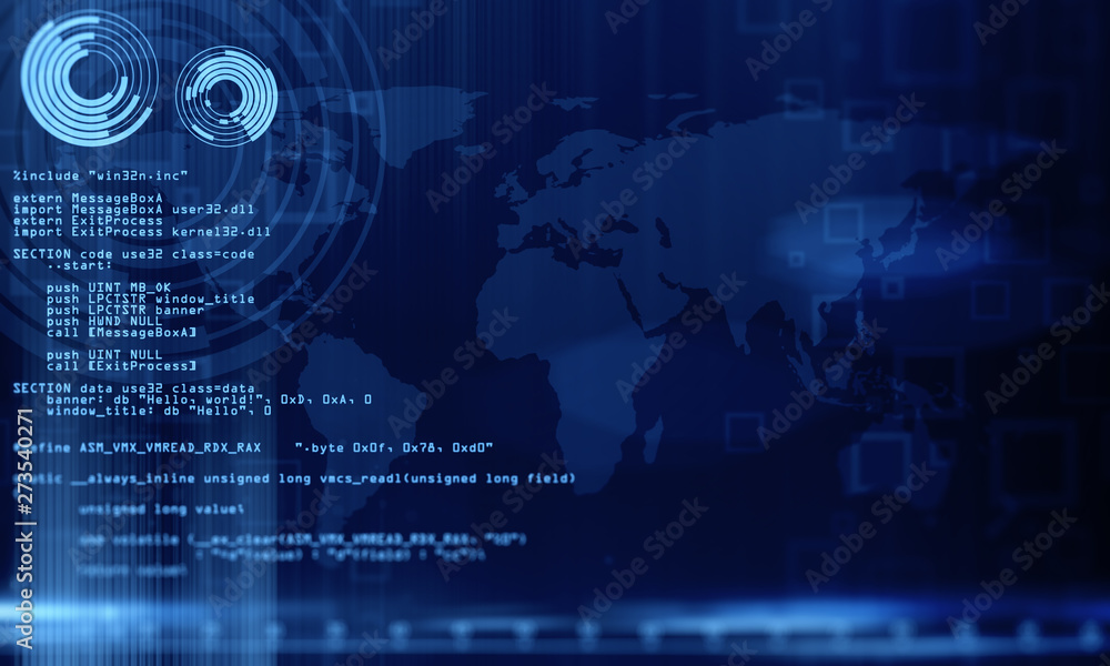Aufkleber Creative programming background