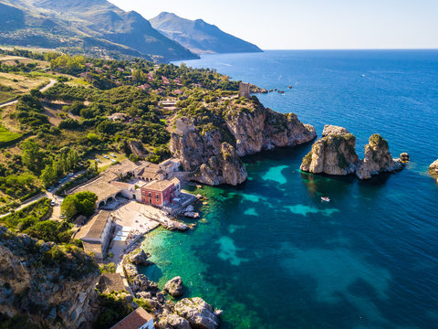 Scopello Beach in Sicily Italy