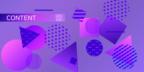 Geometric abstract background.