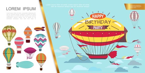 Flat Air Birthday Party Concept