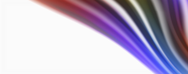 Glossy colorful liquid waves abstract background,, modern techno lines