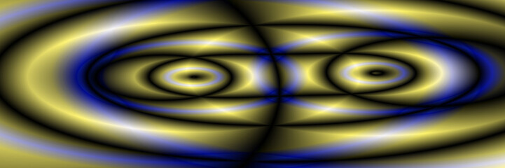 Digital Art, panoramic abstract three-dimensional objects with soft lighting, Germany