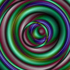 Digital Art, abstract three-dimensional objects with soft lighting, Germany