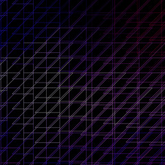 Dark Purple vector background with lines.