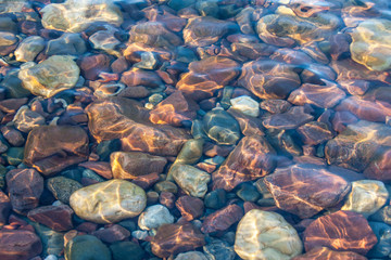 stones in water