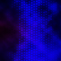 Dark Blue, Red vector backdrop with rectangles.