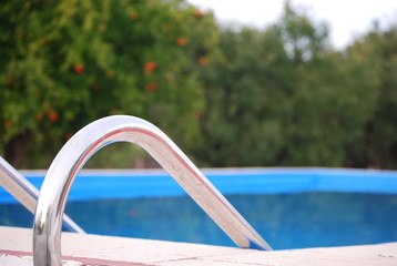 Obraz na płótnie Canvas Blue Water in Swimming Pool