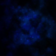 Obraz na płótnie Canvas Dark BLUE vector template with circles, stars.