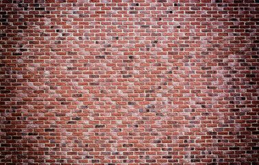 Vintage pink, black and red brick wall background texture. Architecture grunge detail abstract theme. Home, office or loft design backdrop style.