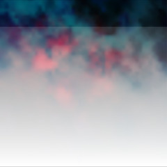 Dark Red vector texture with cloudy sky.