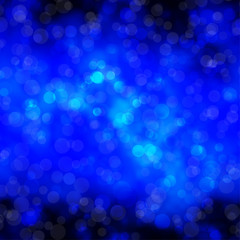 Dark BLUE vector backdrop with circles.