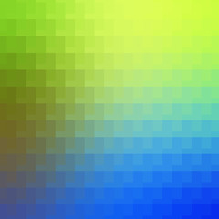 Light Blue, Green vector pattern in square style.