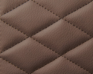 Fototapeta premium Macro leather pattern background. Synthetic leatherette surface.
