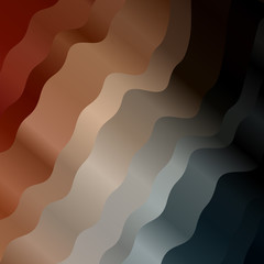 Light Blue, Yellow vector backdrop with bent lines.