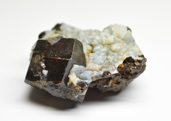 Melanite Garnet raw gemstone crystal