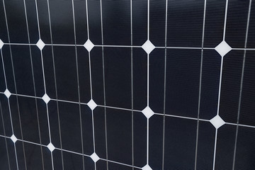 Closeup of solar panel as a background