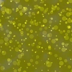 Light Yellow vector layout with circles, stars.