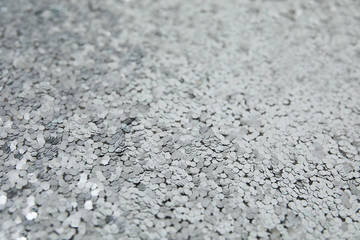 Color glitter as background. Bright festive decoration