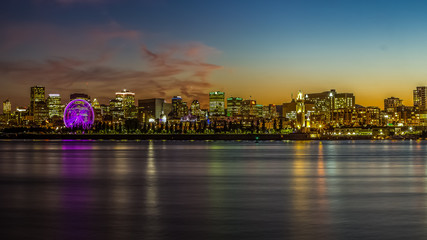Downtown Montreal in Blue Hour