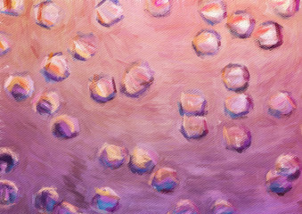 Creative print template for textile or fabric decor. Design pattern idea for creating advertising banner template in big size or web graphic use. Art oil and watercolor background. Wet brush strokes.