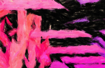 Creative print template for textile or fabric decor. Design pattern idea for creating advertising banner template in big size or web graphic use. Art oil and watercolor background. Wet brush strokes.