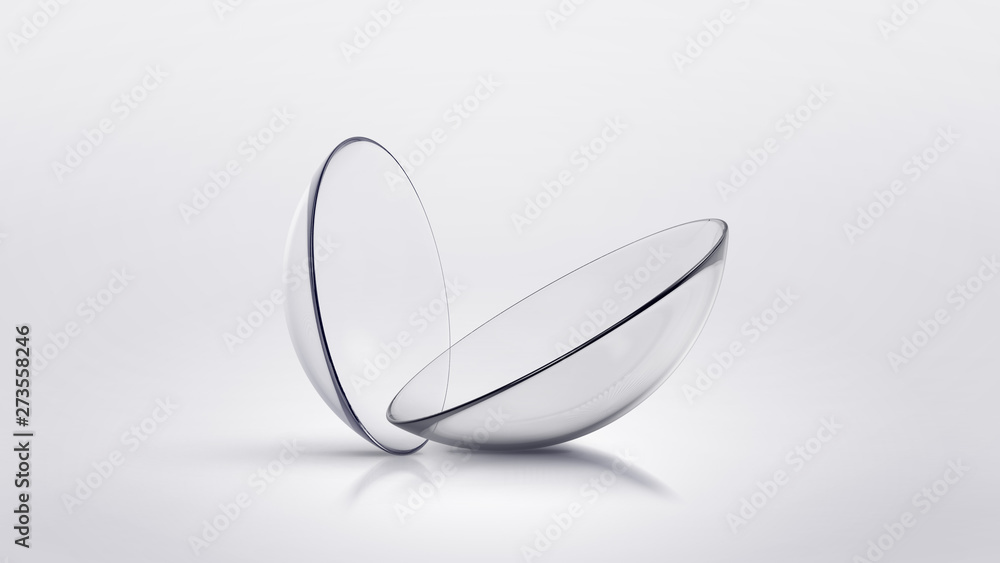 Wall mural contact lens 3d