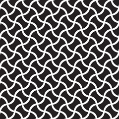 Seamless islamic geometric weave pattern background