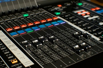 Digital Audio Mixing Board for Professional Sound Reinforcment.