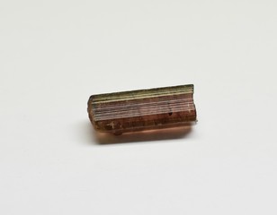 Bicolor Tourmaline from Madagascar natural raw gemstone