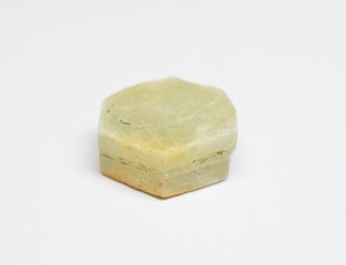 White Sapphire from Madagascar natural raw gemstone crystal