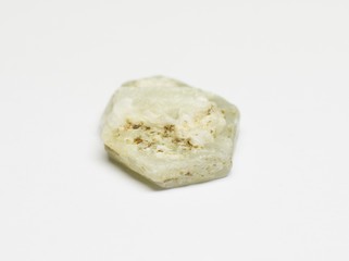 White Sapphire from Madagascar natural raw gemstone crystal