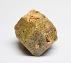 Green Grossular Garnet raw gemstone Crystal Mali